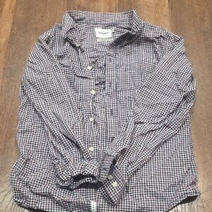 Goodfellow & Co Men's Plaid Button Down Shirt - Red and Blue